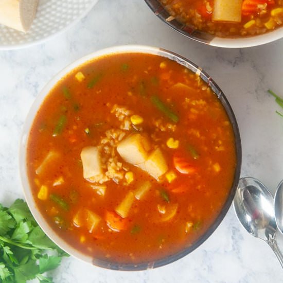 Instant Pot Vegetable Soup