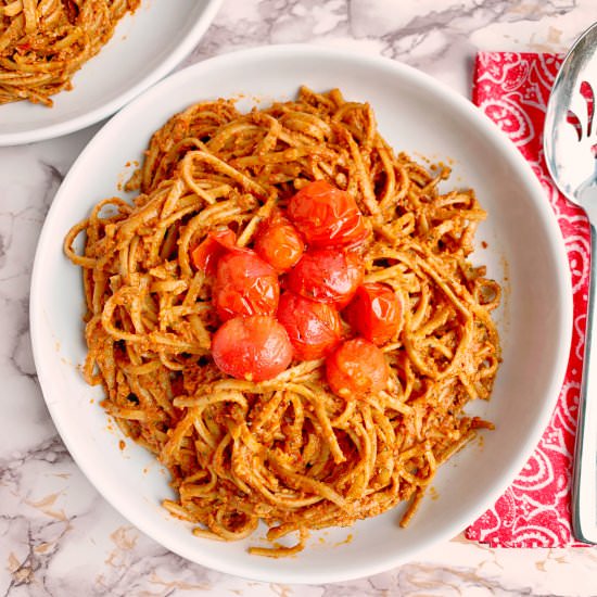 Creamy Sun Dried Tomato Pasta