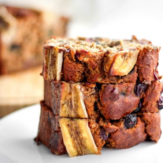 BLUEBERRY COLLAGEN BANANA BREAD
