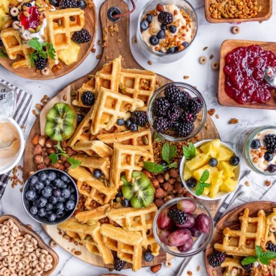Waffle Breakfast Board
