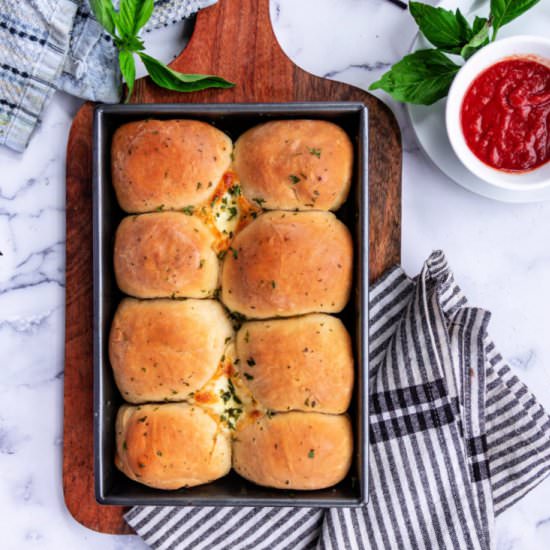 Cheese Stuffed Dinner Rolls
