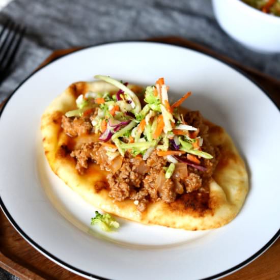 Healthy “Sloppy” Joe Pita & Slaw