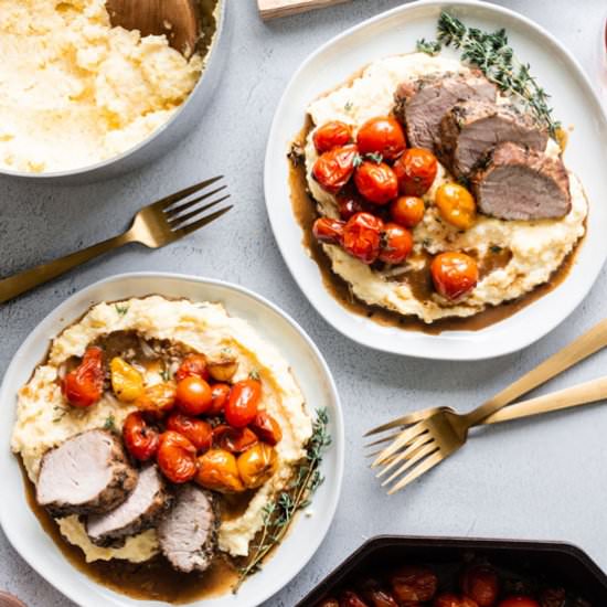 Herb-Crusted Pork Tenderloin
