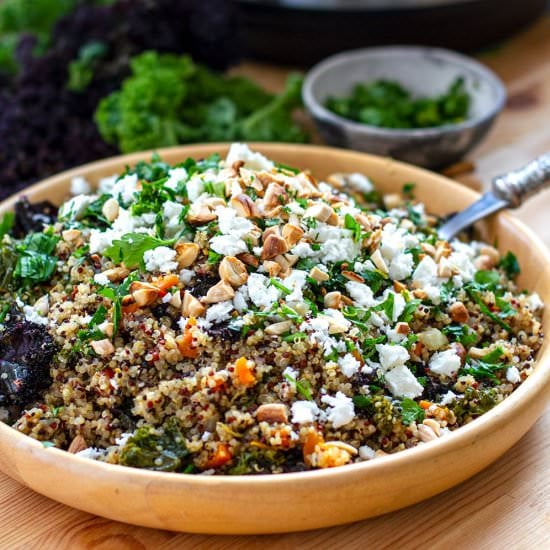Instant Pot Kale & Quinoa Pilaf