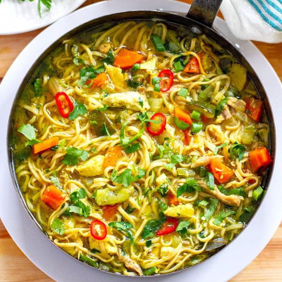 Instant Pot Chicken Noodle Soup