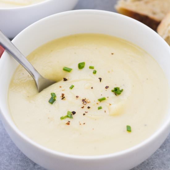 Instant Pot Potato Leek Soup
