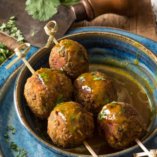 Asian Lentil Balls