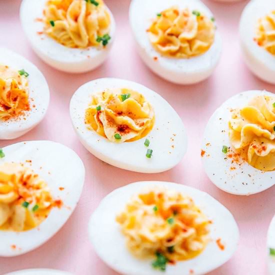 Healthier Deviled Eggs