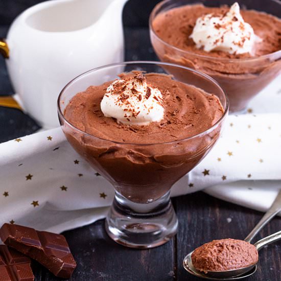 Easy Milk Chocolate Mousses