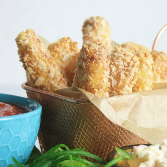 Baked Halloumi Fries