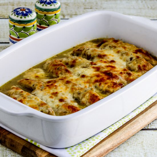 Salsage Verde Chicken Bake
