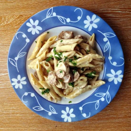 Creamy Penne Carbonara