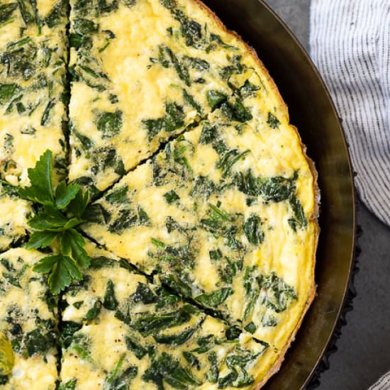 Spinach Feta Frittata