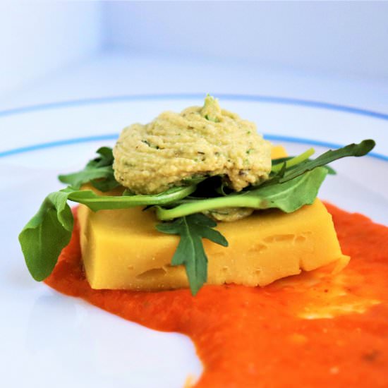 Burmese Tofu in Red Pepper Sauce