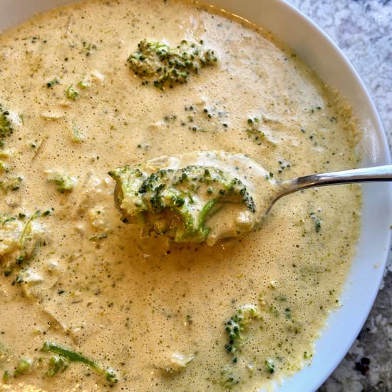 Vegan Cream of Broccoli Soup