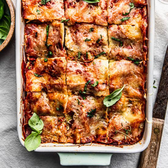 HEALTHY VEGETABLE LASAGNA GF