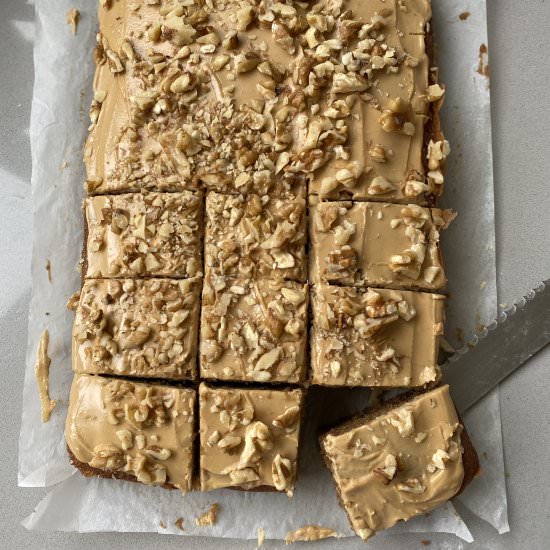 Coffee and Walnut Cake