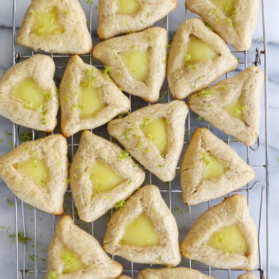 Ginger Lime Hamantaschen