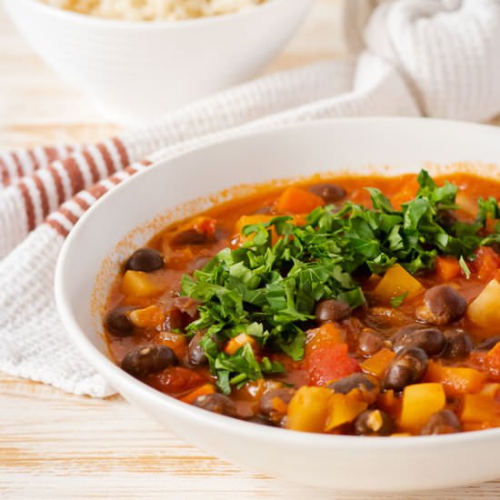 Black Bean and Vegetable Stew