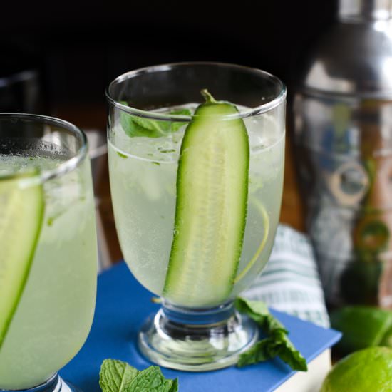 Cucumber Mint Gin Fizz