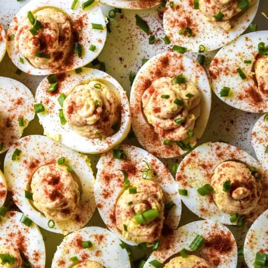 Deviled Eggs Without Mayo