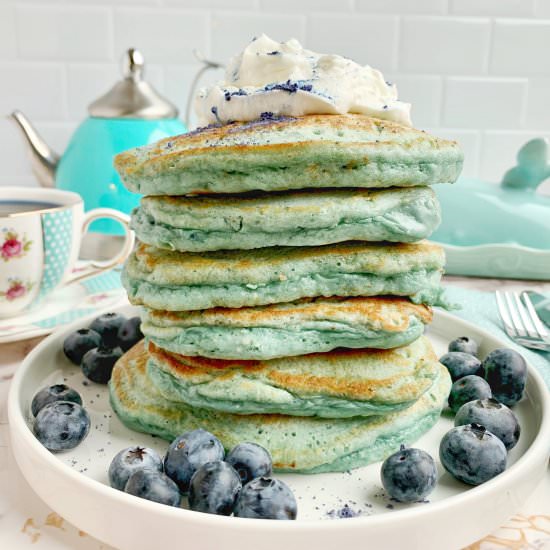 Butterfly BLUEberry Pancakes