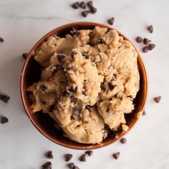Edible Chocolate Chip Cookie Dough