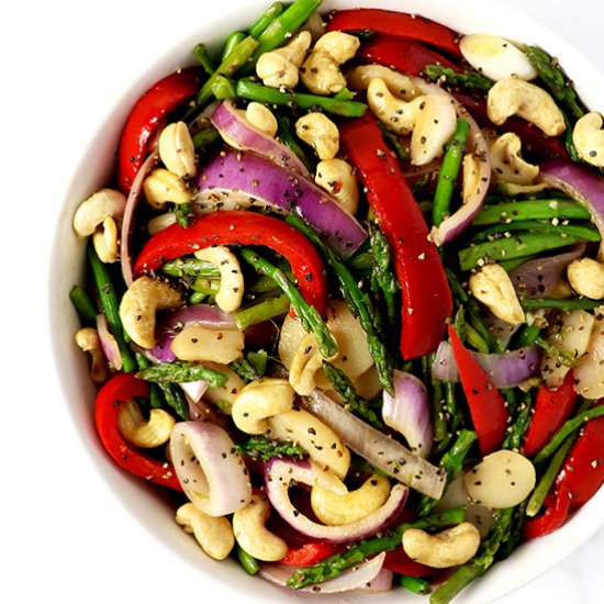 Asian Cashew Asparagus