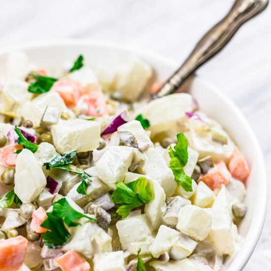 Easy “Potato” Keto Salad Recipe