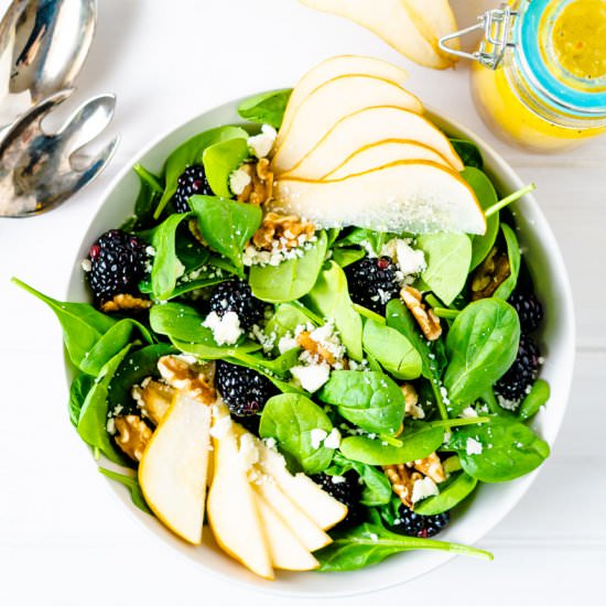 Winter Salad with Lemon Vinaigrette