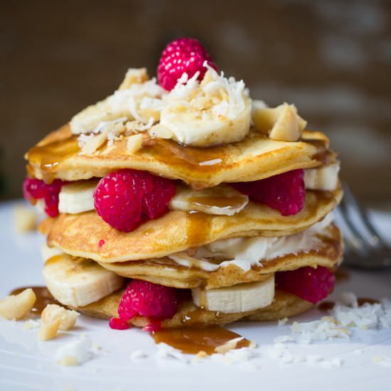 Macadamia & Coconut Pancakes
