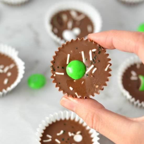 St Patrick’s Day Nutella Cups