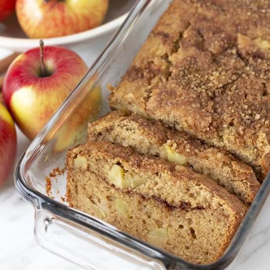 Vegan Gluten Free Apple Bread