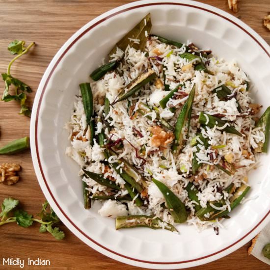 Bhindi pulao