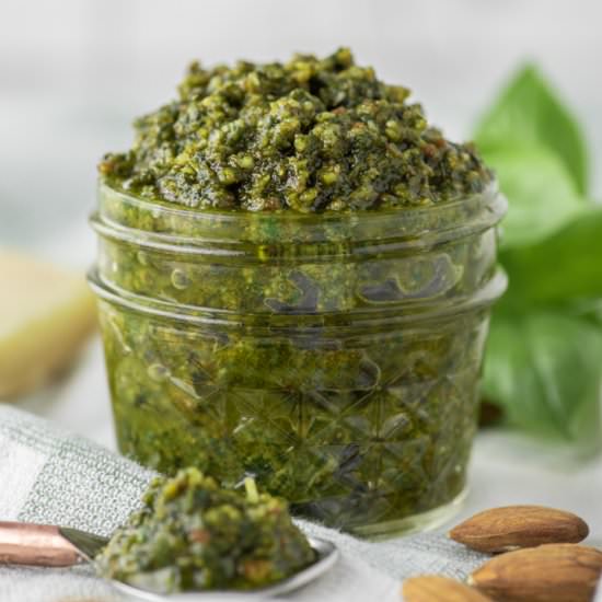 Almond Basil Pesto