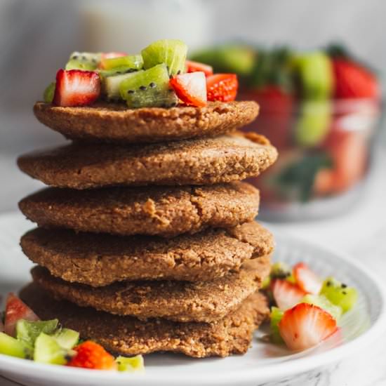 Vegan Oatmeal Pancakes