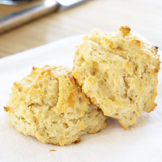 Easy Vegan Drop Biscuits