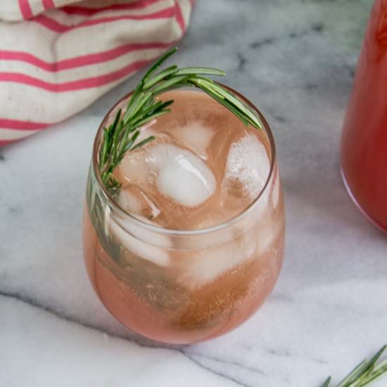 Rosemary Grapefruit Agua Fresca