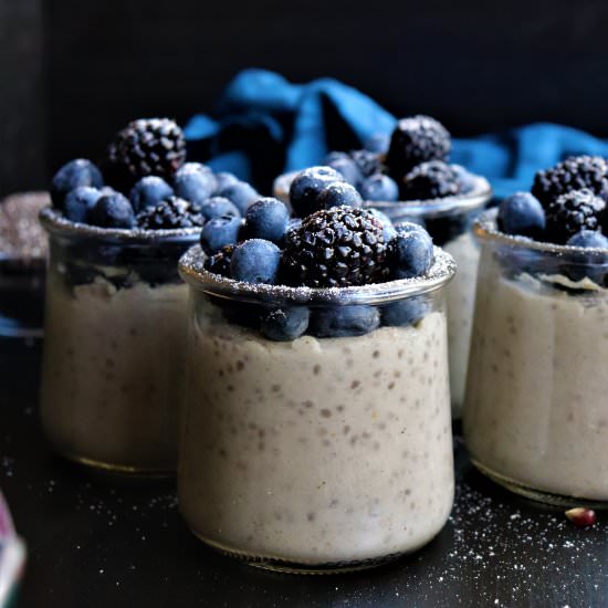 Vegan Chia Pinole Pudding