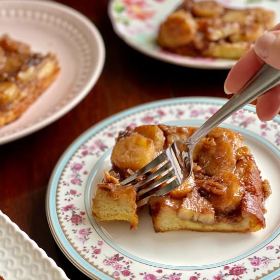 Bananas Foster French Toast Bake