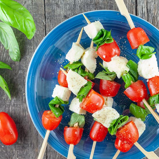 Caprese skewers