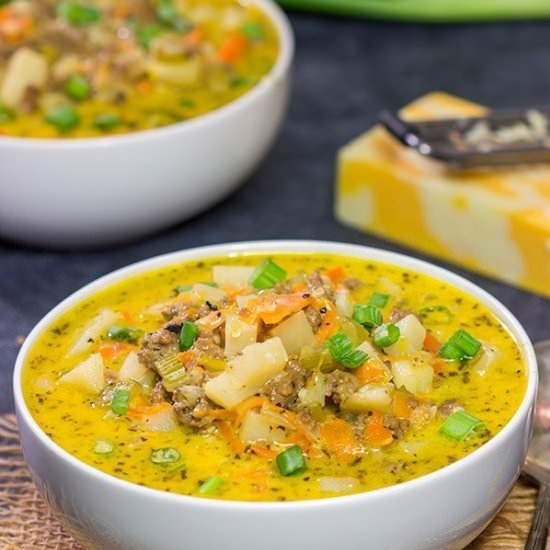 Cheeseburger Soup