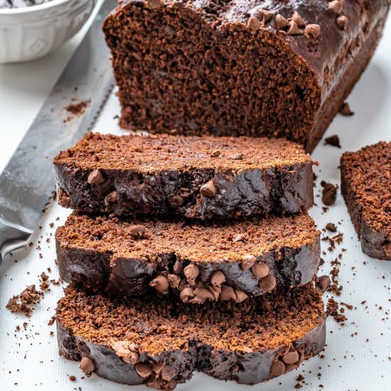 DOUBLE CHOCOLATE BANANA BREAD