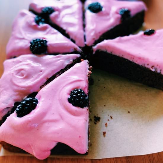 Blackberry Chocolate Cake