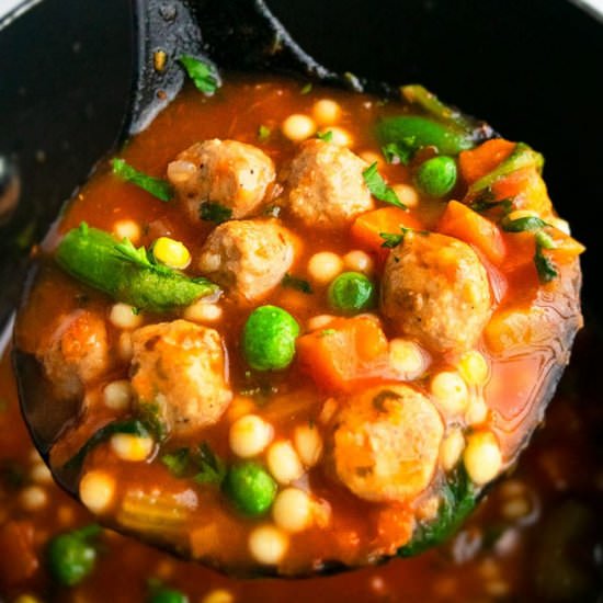 Italian Meatball Soup