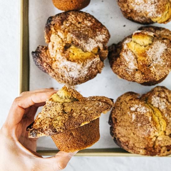 banana cinnamon muffins