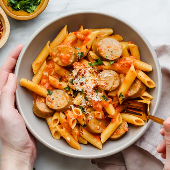 Roasted Red Pepper Pasta