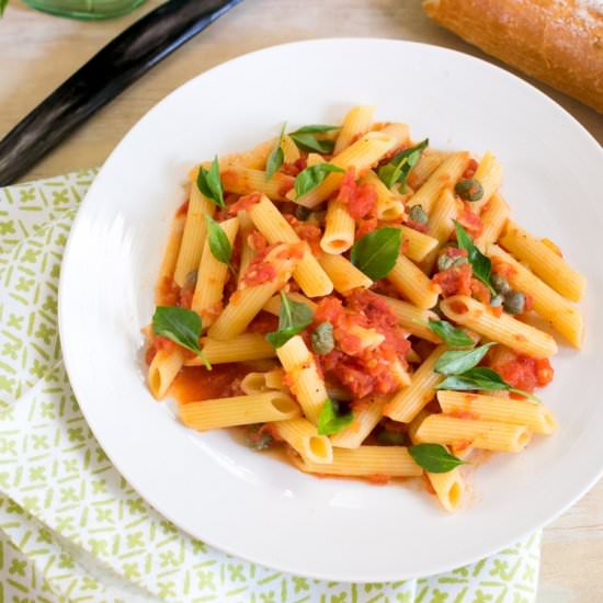 Classic penne all’arrabiata