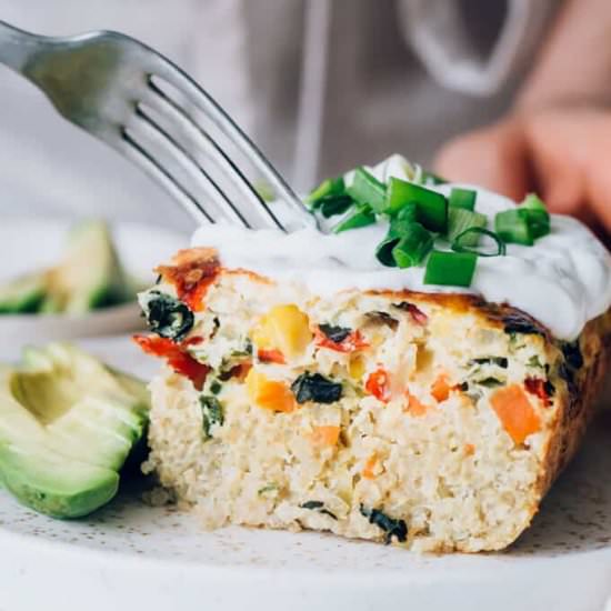 quinoa egg bake