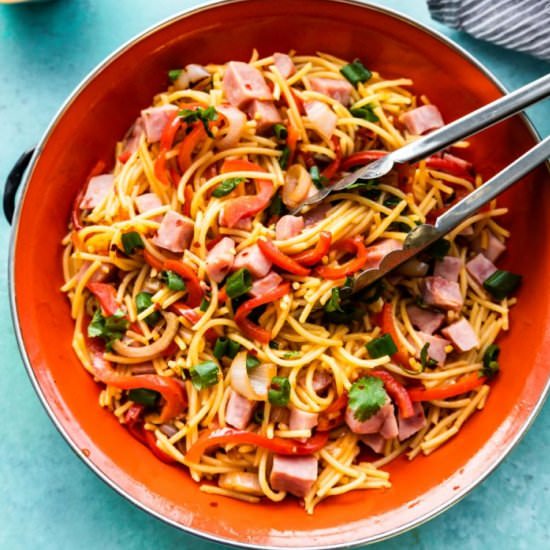 Cheater’s Sweet and Sour Noodles
